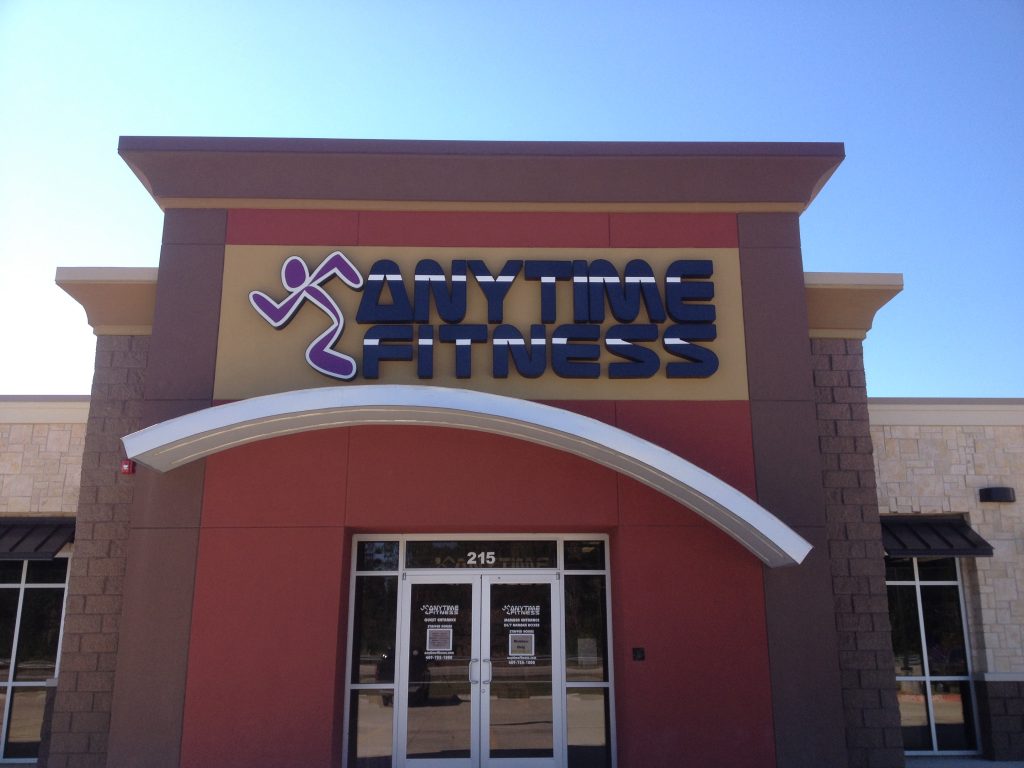 Anytime Fitness Channel Letters and Logo