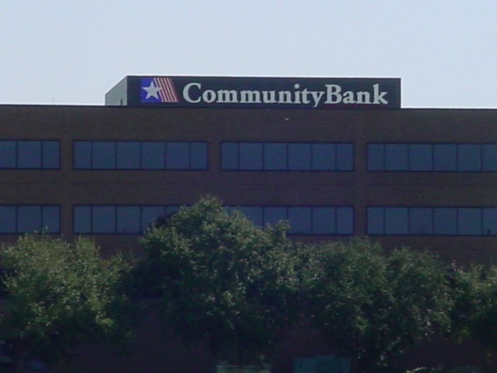 Community Bank of Texas Channel Letter and Logo