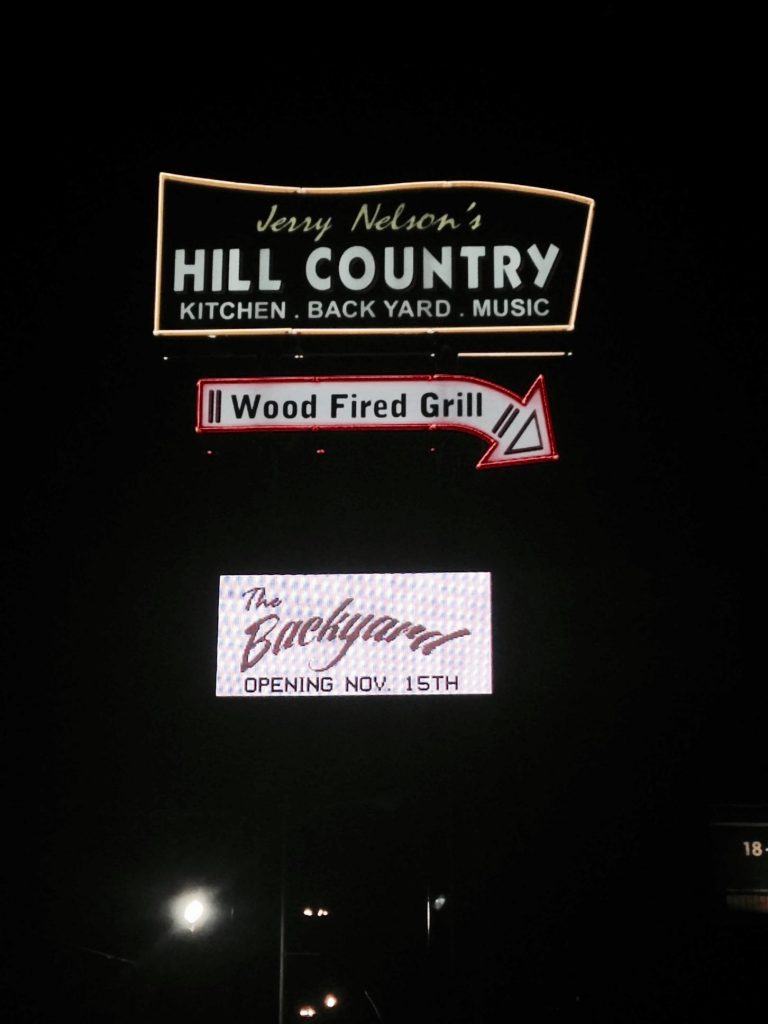 Jerry Nelson's Hill Country - I.D. Pole Sign & LED Digital  Sign