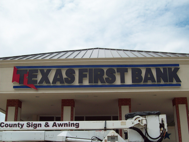Texas State Bank - Channel Letters